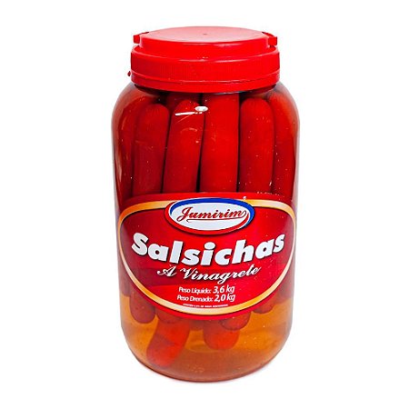 Salsichas Aperitivo à Vinagrete 2Kg Longuete