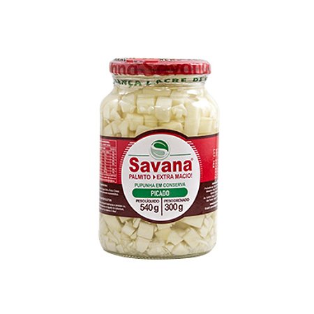 Palmito Pupunha Picado Vidro 300g