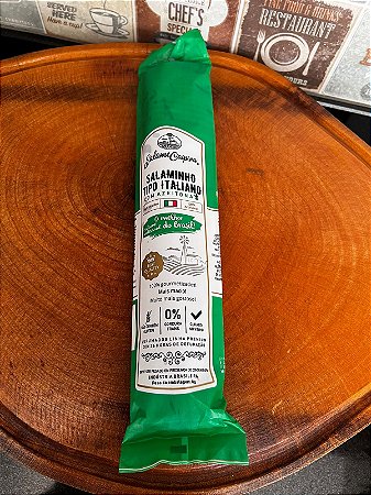 Salame Caipira Italiano com Azeitona