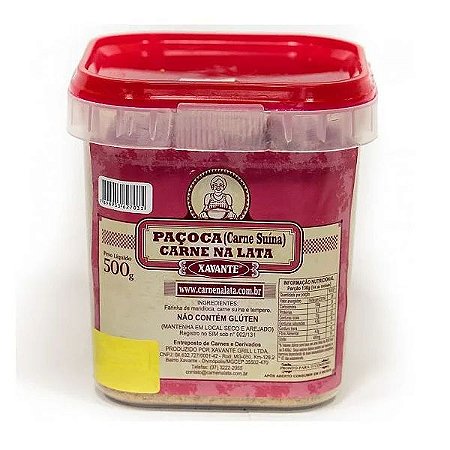Paçoca Carne na Lata 500 grs