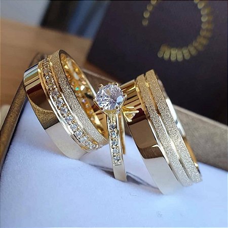 Aliança Prata Banhada a Ouro 18K com 8mm largura (5 Anos de Garantia) mod 01