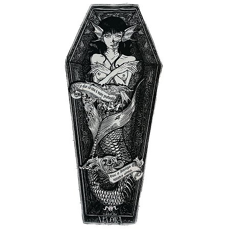 Toalha Dark Siren Decorativa