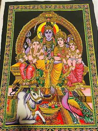 PAINEL DE TECIDO INDIANO DIVINDADES