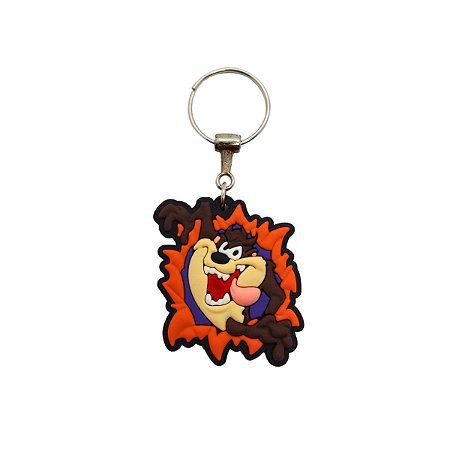 Chaveiros de Borracha Geek Taz