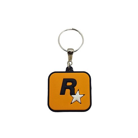 Chaveiro de Borracha Geek Rockstar Games