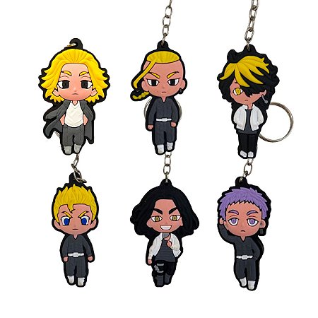 Chaveiros de Borracha Geek Tokyo Revengers