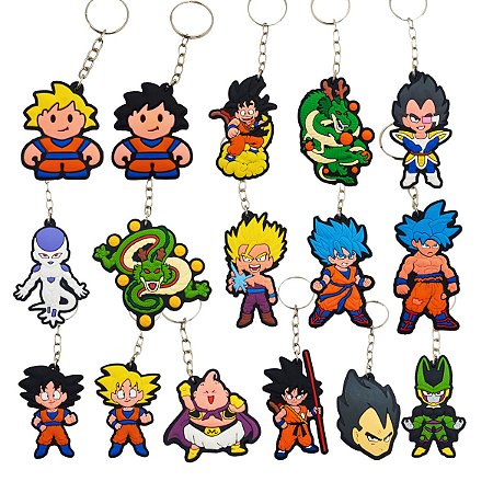 Chaveiros de Borracha Geek Dragon Ball