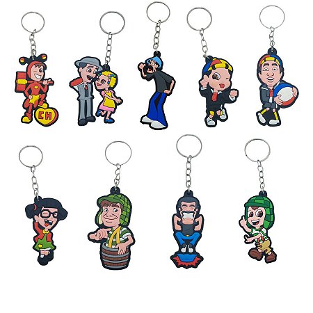 Chaveiros de Borracha Geek A Turma do Chaves