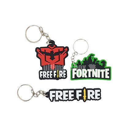 Chaveiros de Borracha Geek Jogos