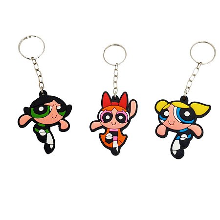 Chaveiros de Borracha Geek As Meninas Superpoderosas