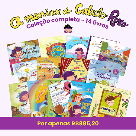 CassolBOX - Menina do Cabelo Roxo - 14 Livros