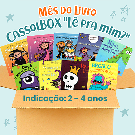 CassolBOX - Lê pra mim? - Indicação: 2 - 4 anos - 60% OFF