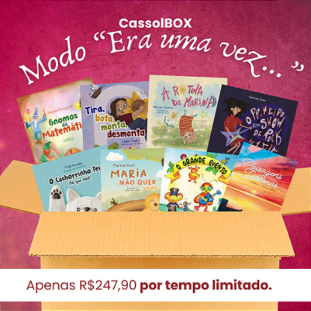 CassolBOX Era uma vez... Com 8 livros inéditos da pré-venda de 2026!