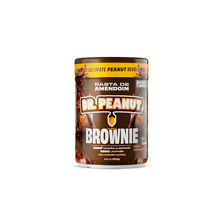 PASTA DE AMENDOIM MINI 250G - BROWNIE DR. PEANUT