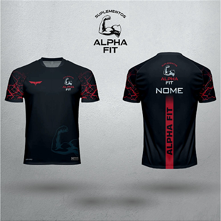 CAMISETA ALPHA FIT - VERMELHA
