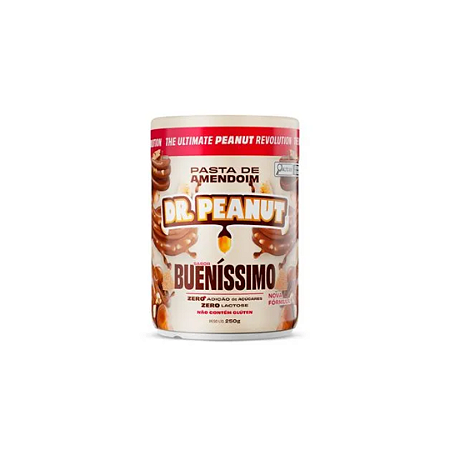 PASTA DE AMENDOIM MINI 250G - BUENÍSSIMO DR. PEANUT