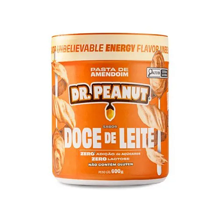PASTA DE AMENDOIM 600G - DOCE DE LEITE DR. PEANUT