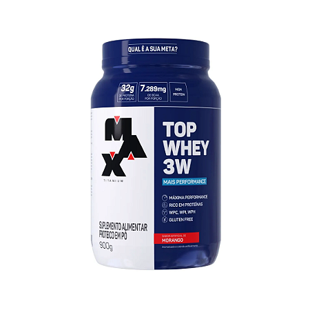 TOP WHEY 3W 900G (+PERFORMANCE) MAX TITANIUN