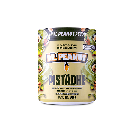 PASTA DE AMENDOIM 600G - PISTACHE DR. PEANUT