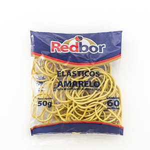 Elástico Latex Amarelo Redbor 50g (60un) nº 18