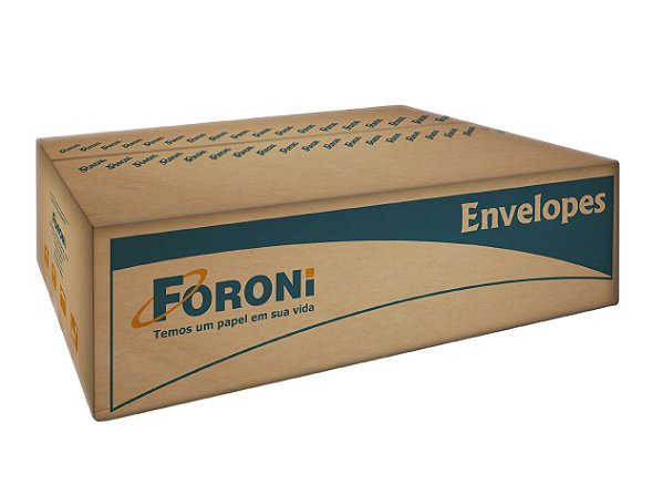 Envelope de papel branco 162x229mm c/ 250un Foroni