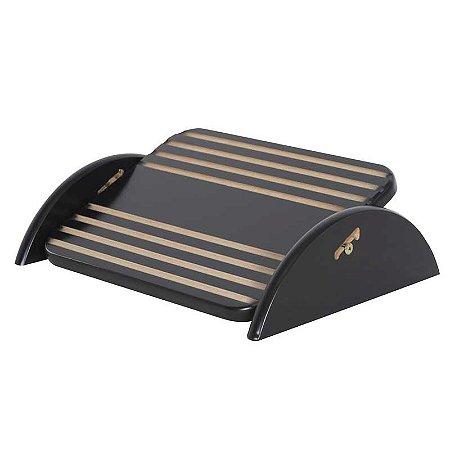 APOIO ERGONOMICO P/PÉS EM MDF C/ REGULAGEM ALTURA STALO