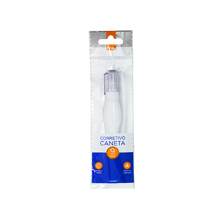 CANETA CORRETIVA 9ML BLISTER BRW