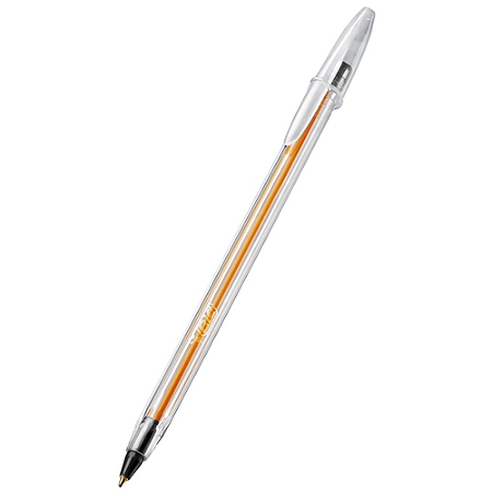 CANETA CRISTAL FINA 0.8MM PRETA BIC