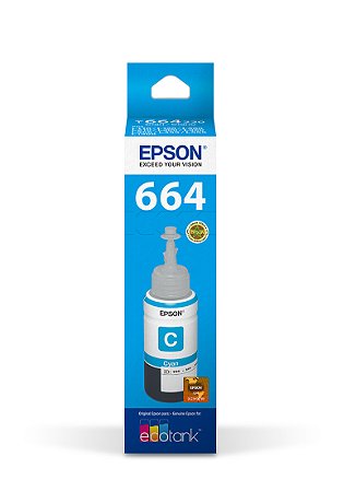 GARRAFA DE TINTA EPSON T664220 CIANO 70ML