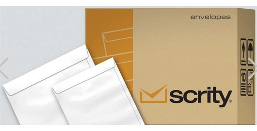 ENVELOPE SACO BRANCO 162X229 90GRS CX 250UN SCRITY