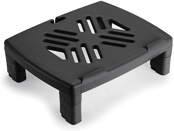 SUPORTE P/MONITOR E NOTEBOOK C/ REGULAGEM PRETO WALEU