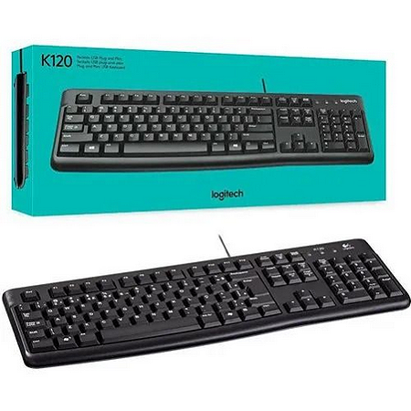 TECLADO SLIM USB K120 PRETO LOGITECH