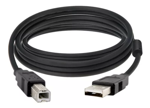 CABO USB 2.0 AM X BM 3M PRETO PLUS CABLE (para impressora)