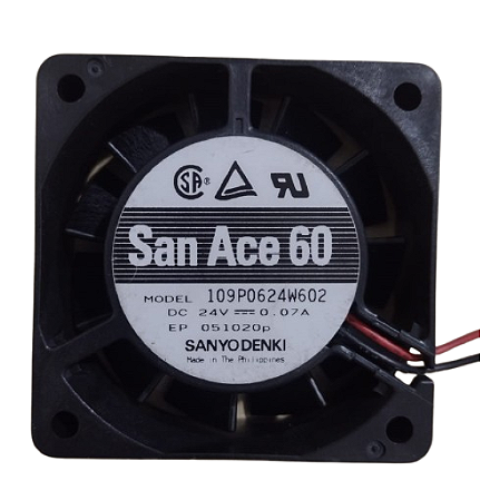 Cooler  60x60x20 San Ace 60 Sanyo Denki 24v - 0,07a