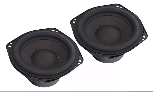 Alto-falante De Subwoofer Car Bass, 2 Peças, 6,5 Polegadas,