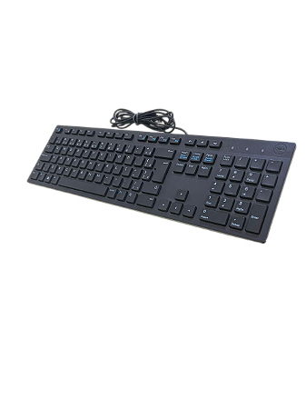 Teclado Dell Com Fio Usb KB216t Português Brasil Preto