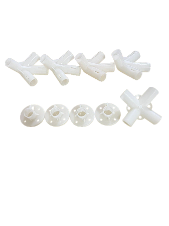 Kit de Conectores de Pés em Plástico