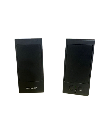 Caixas de Som Multilaser SP009 2.0 USB P2 3W RMS Cinza