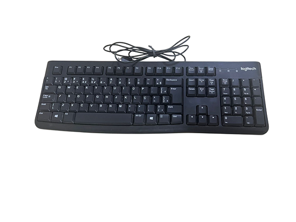 Teclado Logitech K120 USB – ABNT2 Padrão Brasileiro