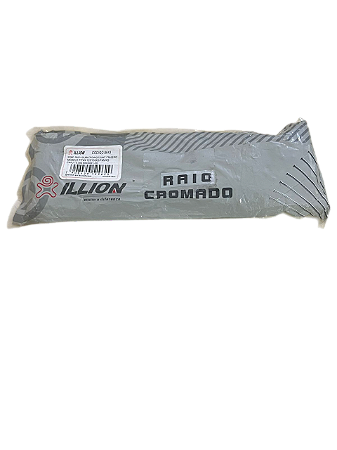 Jogo Raio Cromado 4mm CG Titan / Fan 125 150 160 Dianteiro e Traseiro Freio a Lona