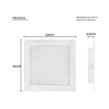 Painel LED LYS 18W Embutir Taschibra 3000K