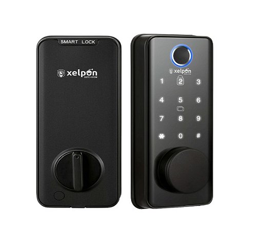 Fechadura Smart Xelpon XSFE 101SM Embutir Wi‑Fi sem Maçaneta