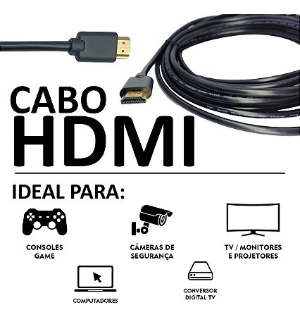 Cabo Hdmi 2.0 High Speed With Ethernet 20 Metros Blindado 4k