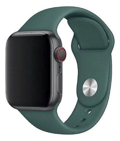 Pulseira De Silicone Relógio Smartwatch 42mm 44mm Verde