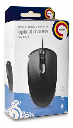 Mouse Optico Usb Mo-e333 K-mex Preto