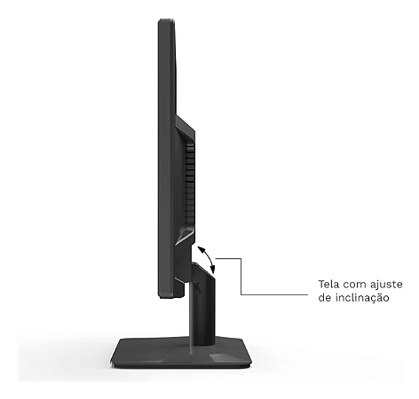 Monitor HQ 19.5HQ-LED Widescreen Hdmi Vesa Cor Preto
