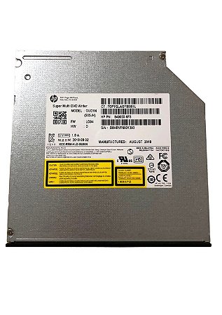 Gravador E Leitor De Dvd/cd Hp Slim GUD1N Sata Interno