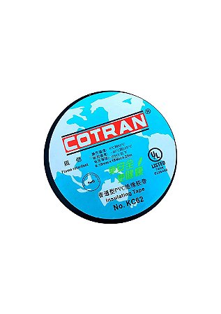 Fita Isolante Cotran KC62 PVC isolamento elétrico