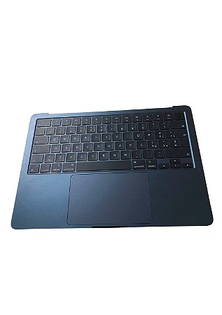Top Case completo MacBook Air M3 13" (Modelo A3113 - 2024) Meia-noite (Midnight)