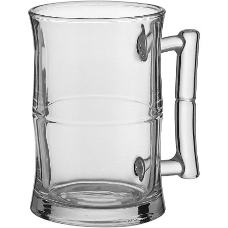 Caneca De Vidro Para Cerveja Chopp Zero Grau Com Alça 440ml